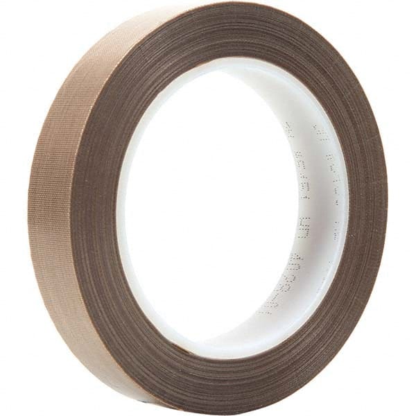 3M - 36 Yd x 3/4" Brown PTFE Film Tape - Industrial Tool & Supply