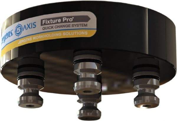 Jergens - 310mm Long x 310mm Wide x 35mm High Aluminum Fixture Plate - 35mm Plate Thickness - Industrial Tool & Supply