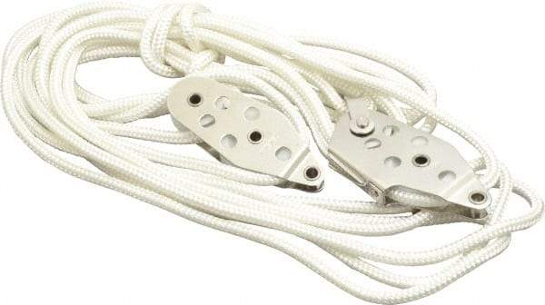 Ronstan - 660 Lb Lifting Capacity, 4-1/2' Lift Height, Block & Tackle Hoist - Made from Rope - Industrial Tool & Supply