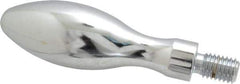 Gibraltar - 1/2-13 Threaded Stem, Fixed Handwheel & Machine Handle - Carbon Steel Bulb Shape Handle, 13/16" Long Carbon Steel Stem, 3-3/4" Handle Length, 4-9/16" OAL - Industrial Tool & Supply