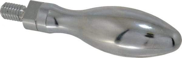Gibraltar - 3/8-16 Threaded Stem, Revolving Handwheel & Machine Handle - Carbon Steel Bulb Shape Handle, 11/16" Long Carbon Steel Stem, 3-3/8" Handle Length, 4-1/16" OAL - Industrial Tool & Supply
