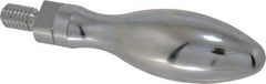 Gibraltar - 3/8-16 Threaded Stem, Revolving Handwheel & Machine Handle - Carbon Steel Bulb Shape Handle, 11/16" Long Carbon Steel Stem, 3-3/8" Handle Length, 4-1/16" OAL - Industrial Tool & Supply