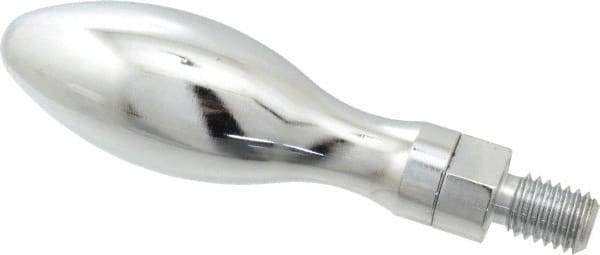 Gibraltar - 1/2-13 Threaded Stem, Revolving Handwheel & Machine Handle - Carbon Steel Bulb Shape Handle, 13/16" Long Carbon Steel Stem, 4" Handle Length, 4-13/16" OAL - Industrial Tool & Supply