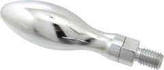 Gibraltar - 1/2-13 Threaded Stem, Revolving Handwheel & Machine Handle - Carbon Steel Bulb Shape Handle, 13/16" Long Carbon Steel Stem, 4" Handle Length, 4-13/16" OAL - Industrial Tool & Supply