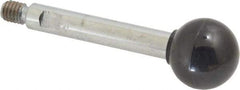 Gibraltar - 5/16-18 Stem, 1" Knob Diam, 3/8" Shaft Diam, Gear Lever Arm with Ball Knob - 7/16" Thread Length, 3.1" Handle Length, Steel Shaft, Phenolic Knob - Industrial Tool & Supply