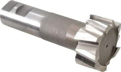 Interstate - 2-7/32" Cut Diam, 1-3/32" Cut Width, 1-9/32" Neck Diam, 1-1/4" Shank Diam, 5-3/8" OAL, M42 Cobalt T-Slot Cutter - Uncoated, 1-1/4" Bolt, Straight Teeth, 10 Teeth - Industrial Tool & Supply