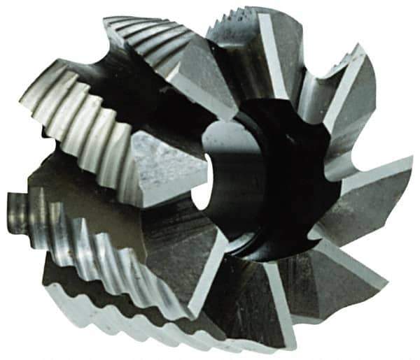 Keo - 4" Diam, 1-1/2" Arbor Hole Diam, 2-1/4" Length of Cut, 10 Flute, Cobalt, Rougher Shell End Mill - Right Hand Cut, Right Hand Spiral Flute, Uncoated - Industrial Tool & Supply