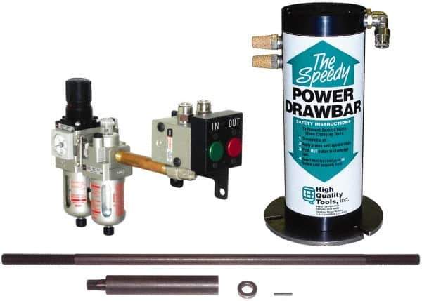 High Quality Tools - 23" OAL, 7" Hex Length, 4" Bar Length, 5/8-11 Milling Machine Drawbar - Compatible with Universal 40 Taper Mills - Industrial Tool & Supply