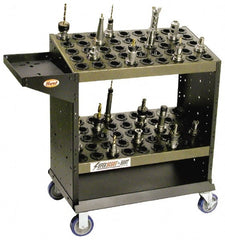 Huot - 90 Tool Capacity, HSK HSK63A Taper SuperScoot CNC Tool Cart - Industrial Tool & Supply