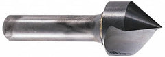 Hertel - 1-1/4" Head Diam, 3/4" Shank Diam, 1 Flute 82° Solid Carbide Countersink - Industrial Tool & Supply