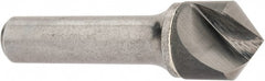 Hertel - 3/4" Head Diam, 1/2" Shank Diam, 1 Flute 100° Solid Carbide Countersink - Industrial Tool & Supply