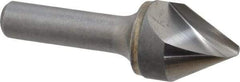 Hertel - 1" Head Diam, 1/2" Shank Diam, 1 Flute 60° Solid Carbide Countersink - Bright Finish, 3" OAL, Single End, Straight Shank, Right Hand Cut - Industrial Tool & Supply