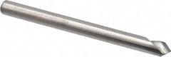Hertel - 1/8" Head Diam, 1/8" Shank Diam, 1 Flute 82° Solid Carbide Countersink - Industrial Tool & Supply