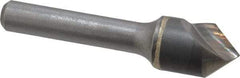 Hertel - 5/8" Head Diam, 3/8" Shank Diam, 1 Flute 82° Solid Carbide Countersink - Bright Finish, 2-5/8" OAL, Single End, Straight Shank, Right Hand Cut - Industrial Tool & Supply