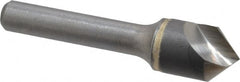 Hertel - 5/8" Head Diam, 3/8" Shank Diam, 1 Flute 90° Solid Carbide Countersink - Industrial Tool & Supply