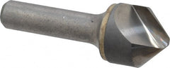 Hertel - 1" Head Diam, 1/2" Shank Diam, 1 Flute 90° Solid Carbide Countersink - Industrial Tool & Supply