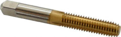 Hertel - 3/8-16 UNC H5 Thread Limit Bottoming Thread Forming Tap - High Speed Steel, TiN Finish, 2-15/16" OAL - Exact Industrial Supply