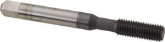 Hertel - 1/4-28 UNF H4 Thread Limit Bottoming Thread Forming Tap - High Speed Steel, TiCN Finish, 2-1/2" OAL - Exact Industrial Supply