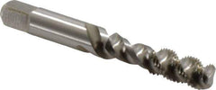Hertel - 3/8-24 UNF 3 Flute 3B Bottoming Spiral Flute Tap - High Speed Steel, 2-15/16" OAL, Right Hand Flute, Right Hand Thread, H3 - Exact Industrial Supply