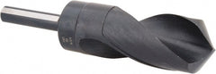 Hertel - 1-7/16" Drill, 118° Point, High Speed Steel Silver Deming & Reduced Shank Drill Bit - Industrial Tool & Supply