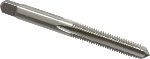 Hertel - M6.3x1.00 Metric Coarse 4 Flute Bright Finish High Speed Steel Straight Flute Standard Hand Tap - Plug, Right Hand Thread, 2-1/2" OAL, D5 Limit - Exact Industrial Supply