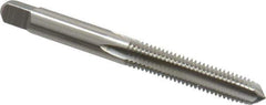 Hertel - M6.3x1.00 Metric Coarse 4 Flute Bright Finish High Speed Steel Straight Flute Standard Hand Tap - Plug, Right Hand Thread, 2-1/2" OAL, D5 Limit - Exact Industrial Supply