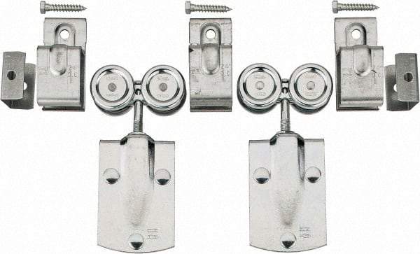 National Mfg. - Box Rail Hanger with Brackets - Use with Square Box Track - Industrial Tool & Supply