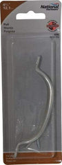 National Mfg. - 4.777" Long x 0.7" Wide x 1.005" High, Utility Pull - Zinc Plated, Steel, 4.153" Center to Center - Industrial Tool & Supply