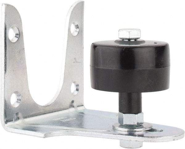 National Mfg. - Commercial Zinc Plated Steel Stay Roller - Up to 2-1/4" Door Thickness - Industrial Tool & Supply