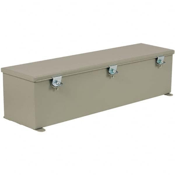 Wiegmann - NEMA 12 Steel Junction Box Enclosure with Hinge Cover - Industrial Tool & Supply