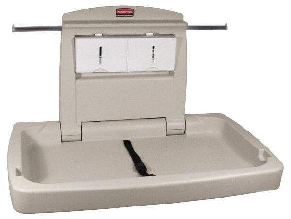 Rubbermaid - Baby Changing Station - 33-1/4" Long x 4" High x 21-1/2" Wide - Industrial Tool & Supply