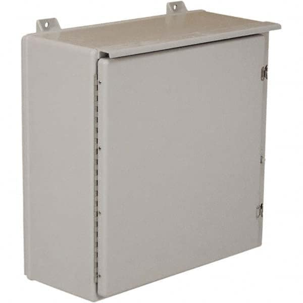 Wiegmann - NEMA 3R Fiberglass Standard Enclosure with Continuous Hinge Cover - Industrial Tool & Supply