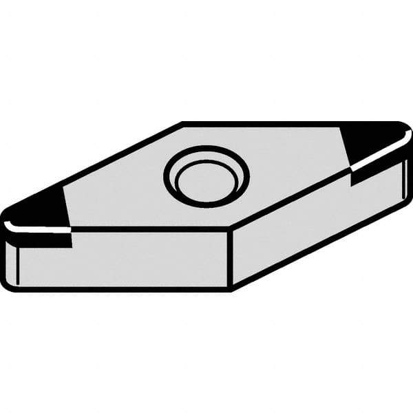 Kennametal - VNGA332 MT Grade KBH20 PCBN Turning Insert - Nano-Composite Finish, 35° Diamond, 3/8" Inscr Circle, 3/16" Thick, 1/32" Corner Radius - Industrial Tool & Supply