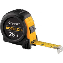 Komelon - 25' x 1" Yellow Blade Tape Measure - Industrial Tool & Supply