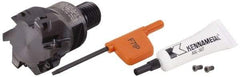 Kennametal - 1-1/2" Cut Diam, 1-1/2" OAL, Indexable Square Shoulder End Mill - M16 Modular Connection, 0° Lead Angle - Industrial Tool & Supply