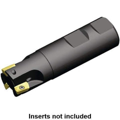 Kennametal - 20mm Cut Diam, 10.1mm Max Depth of Cut, 20mm Shank Diam, 79mm OAL, Indexable Square Shoulder End Mill - EC10.., EP10.. Inserts, Weldon Shank, 0° Lead Angle, Through Coolant - Industrial Tool & Supply