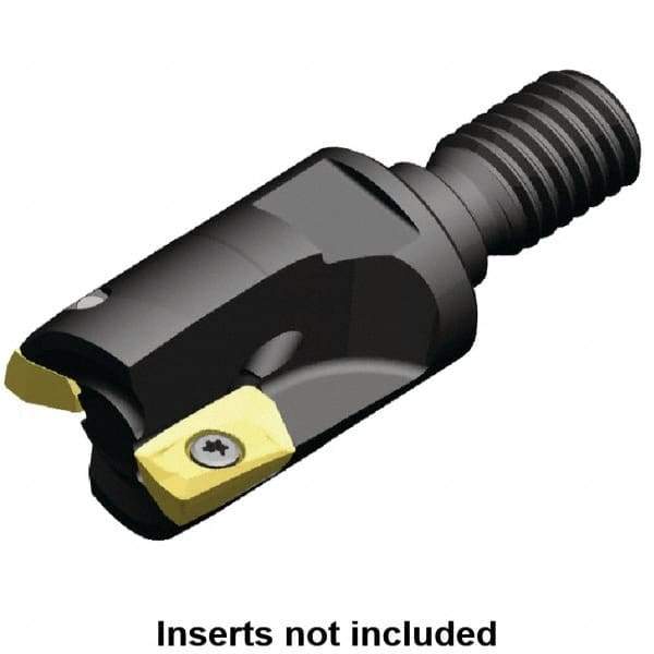 Kennametal - 32mm Cut Diam, 10mm Max Depth of Cut, 40mm OAL, Indexable Square Shoulder End Mill - EC10.., EP10.. Inserts, M16 Modular Connection, 0° Lead Angle, Through Coolant - Industrial Tool & Supply