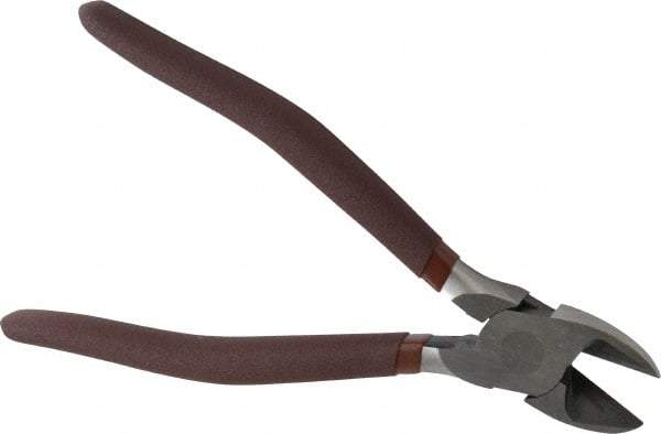 Paramount - 7-1/2" OAL, Diagonal Cutter - 1" Jaw Length x 31/32" Jaw Width, Oval Head, Double Injection Molded Handle - Industrial Tool & Supply