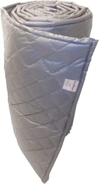 Singer Safety - 50' Long x 48" Wide, Fiberglass Roll - ASTM E-84 Specification, Metallic Gray - Industrial Tool & Supply