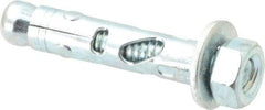 Powers Fasteners - 5/16" Diam, 5/16" Drill, 1-1/2" OAL, 1/2" Min Embedment Sleeve Concrete Anchor - 1018 Steel, Hex Nut Head, Hex Drive - Industrial Tool & Supply