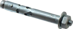 Powers Fasteners - 5/16" Diam, 5/16" Drill, 2-1/2" OAL, 1/2" Min Embedment Sleeve Concrete Anchor - 1018 Steel, Hex Nut Head, Hex Drive - Industrial Tool & Supply