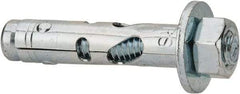 Powers Fasteners - 3/8" Diam, 3/8" Drill, 1-7/8" OAL, 1/2" Min Embedment Sleeve Concrete Anchor - 1018 Steel, Hex Nut Head, Hex Drive - Industrial Tool & Supply