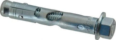 Powers Fasteners - 1/2" Diam, 1/2" Drill, 3" OAL, 1-1/4" Min Embedment Sleeve Concrete Anchor - 1018 Steel, Hex Nut Head, Hex Drive - Industrial Tool & Supply