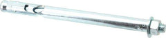 Powers Fasteners - 1/2" Diam, 1/2" Drill, 6" OAL, 1-1/4" Min Embedment Sleeve Concrete Anchor - 1018 Steel, Hex Nut Head, Hex Drive - Industrial Tool & Supply