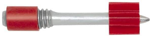 Powers Fasteners - 1/4-20 Thread, 0.145" Shank Diam, Grade 1062 Steel Powder Actuated Threaded Stud - 1" Shank Length, 1/2" Thread Length - Industrial Tool & Supply