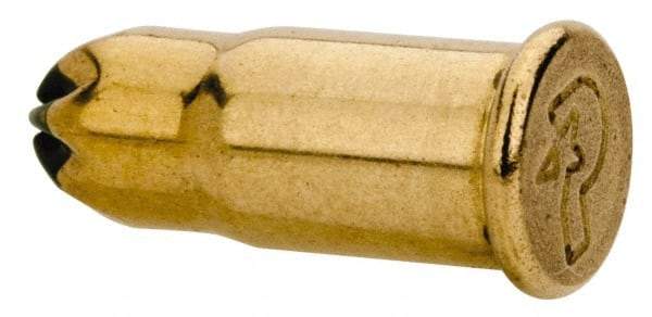 Powers Fasteners - Green, 0.22 Caliber, Power Load Powder Actuated Load - 2" Wide x 1-1/4" Deep x 2" High, For Use with HILTI DXE37; HILTI DXE72; P2200; P7200; RAMSET 721; RAMSET M70 - Industrial Tool & Supply