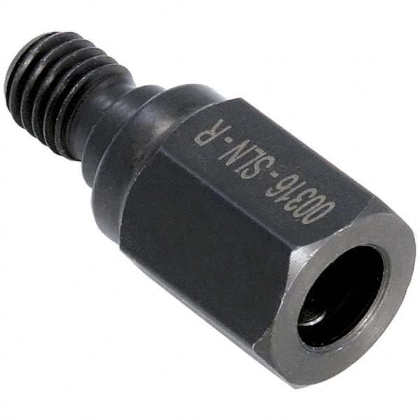 Techniks - Drill Adapters Shank Type: Threaded Shank Type: Straight Shank w/ Flat Adapter - Industrial Tool & Supply