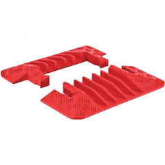 Checkers - On Floor Cable Covers Cover Material: Polyurethane Number of Channels: 5 - Industrial Tool & Supply