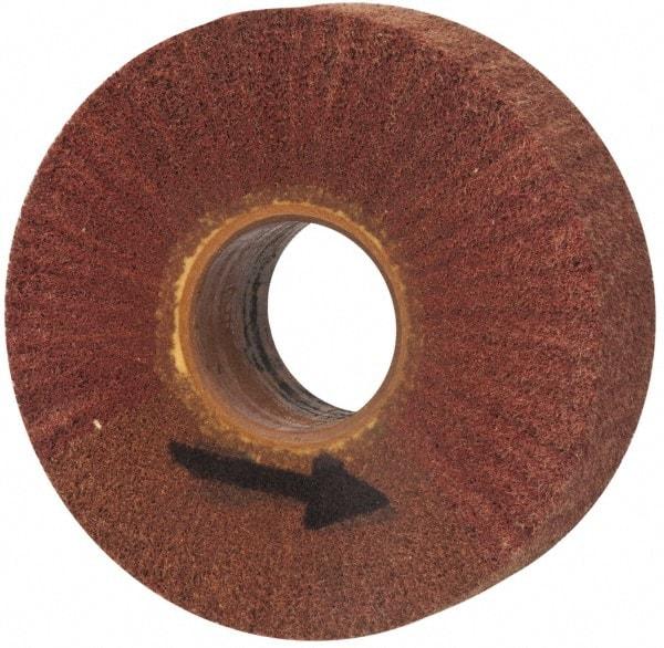 Brite Star - 6" Diam 220 Grit Aluminum Oxide Unmounted Flap Wheel - 2" Hole, 2" Wide, Density 7, Coated, Grade Very Fine, 3,400 Max RPM - Industrial Tool & Supply