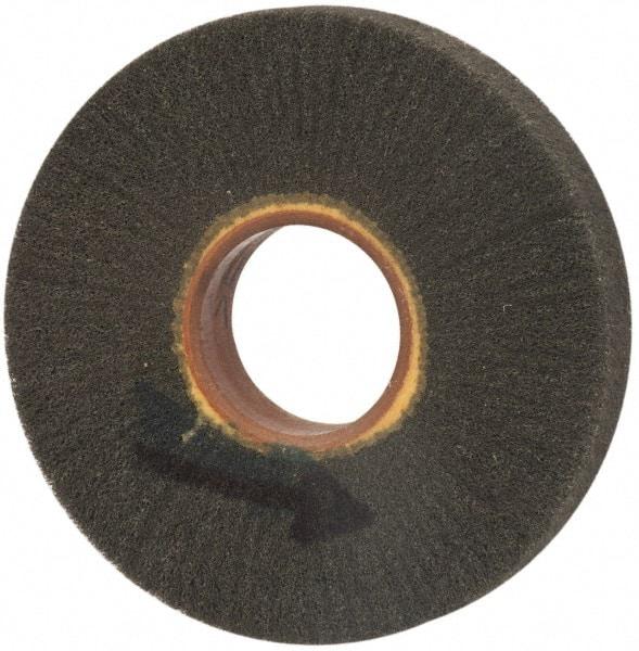 Brite Star - 6" Diam 220 Grit Silicon Carbide Unmounted Flap Wheel - 2" Hole, 1" Wide, Density 7, Coated, Grade Very Fine, 3,400 Max RPM - Industrial Tool & Supply